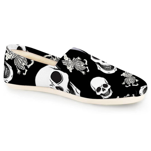 Image of Clown And Skull Women Casual Shoes