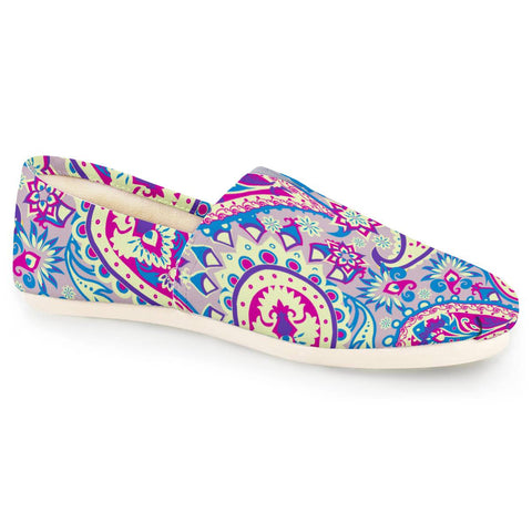 Image of Paisley Pattern Women Casual Shoes