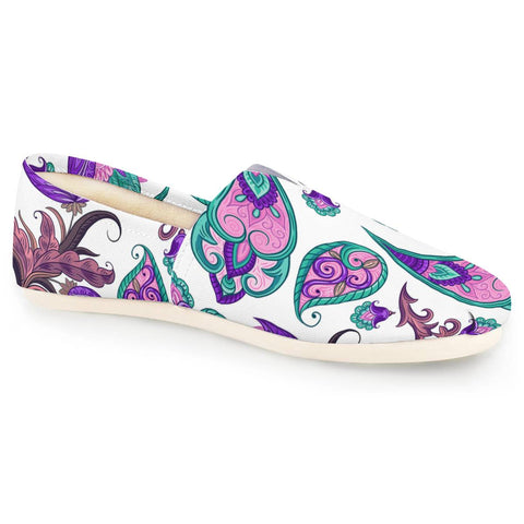 Image of Paisley Flower Women Casual Shoes