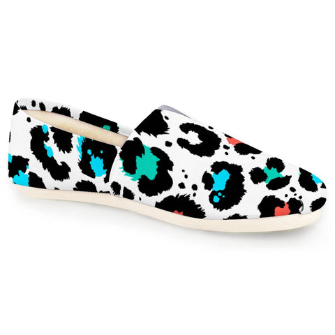 Image of Modern Abstract Animal Print Women Casual Shoes