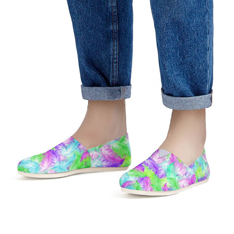 Image of Tropical Feathers Women Casual Shoes