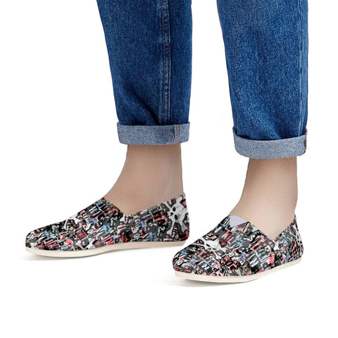 Image of Punk Skull Women Casual Shoes