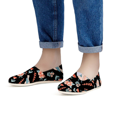 Image of Birds And Flowers Women Casual Shoes
