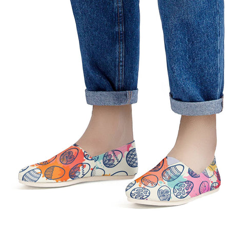 Image of Easter Eggs Women Casual Shoes