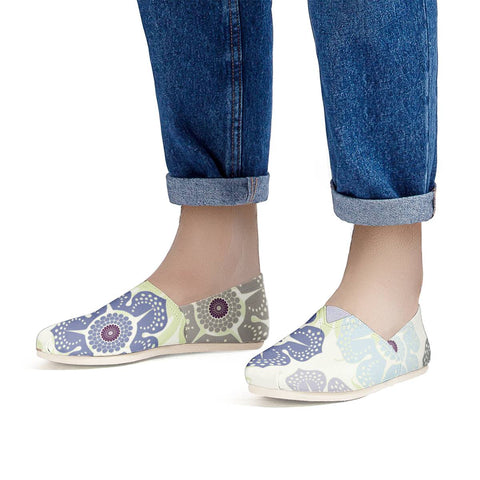 Image of Retro Flowers Women Casual Shoes