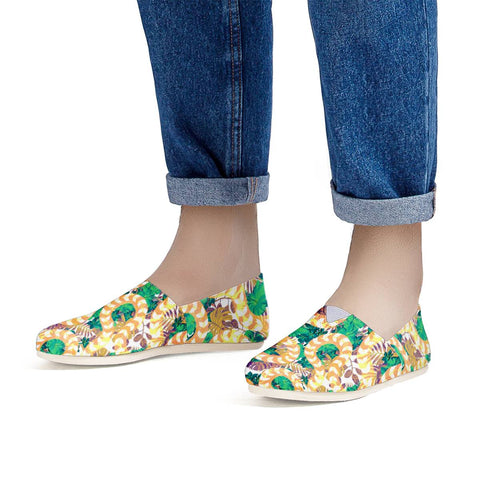 Image of Snake And Flower Women Casual Shoes