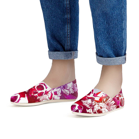 Image of Color And Skull Women Casual Shoes