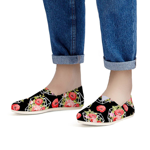 Image of Poppy Flower Women Casual Shoes