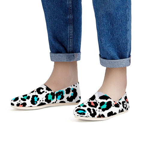 Image of Modern Abstract Animal Print Women Casual Shoes