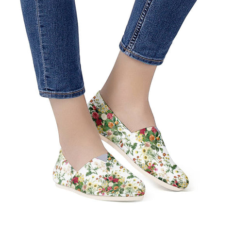 Image of Vintage Flowers Women Casual Shoes
