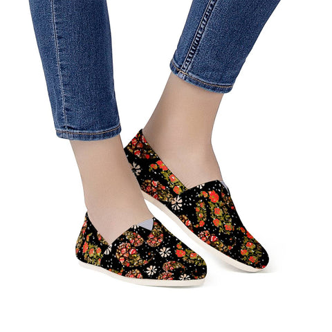 Image of Paisley Pattern Women Casual Shoes