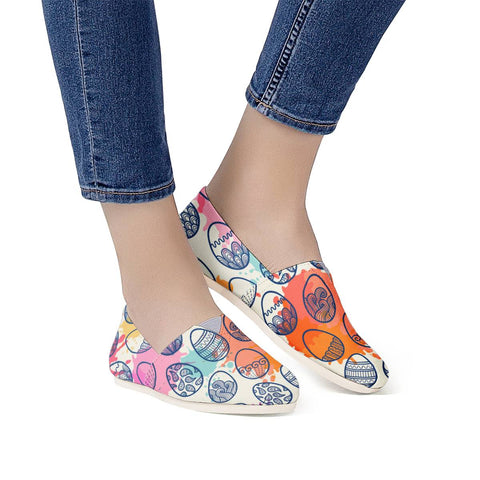 Image of Easter Eggs Women Casual Shoes