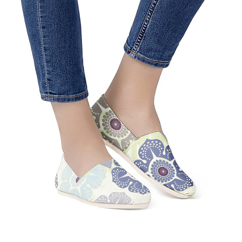 Image of Retro Flowers Women Casual Shoes