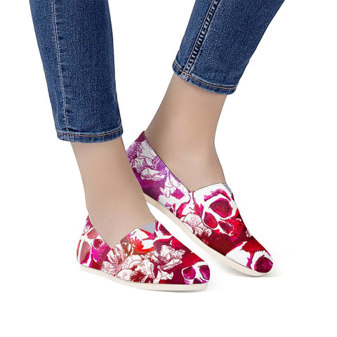 Image of Color And Skull Women Casual Shoes