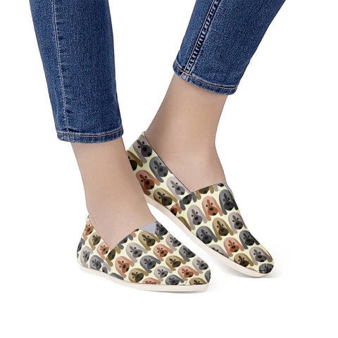 Image of Puppy Pattern Women Casual Shoes