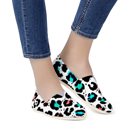 Image of Modern Abstract Animal Print Women Casual Shoes