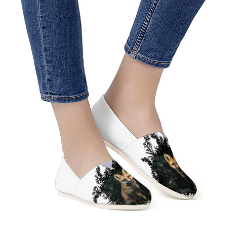 Image of Fox In The Forest Women Casual Shoes