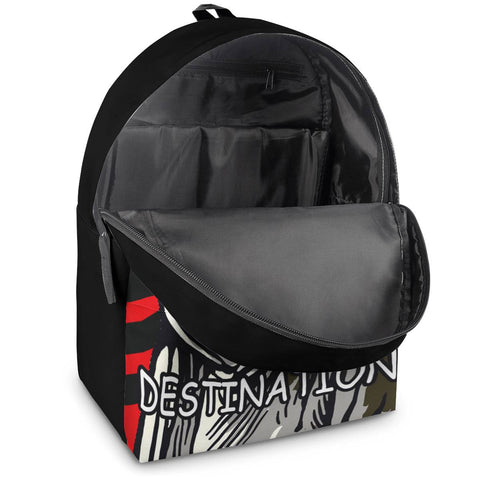 Image of grim Reaper All Over Print Cotton Backpack