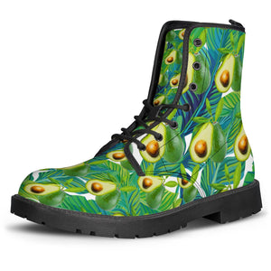 Avocado Leather Boots