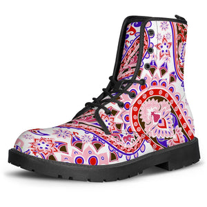 Paisley Leather Boots