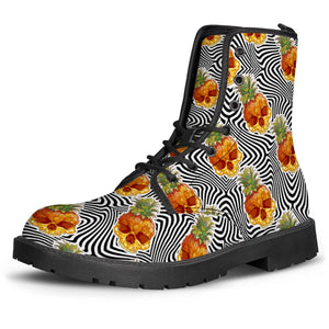 Pineapple Leather Boots