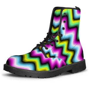Psychedelic Daze Leather Boots