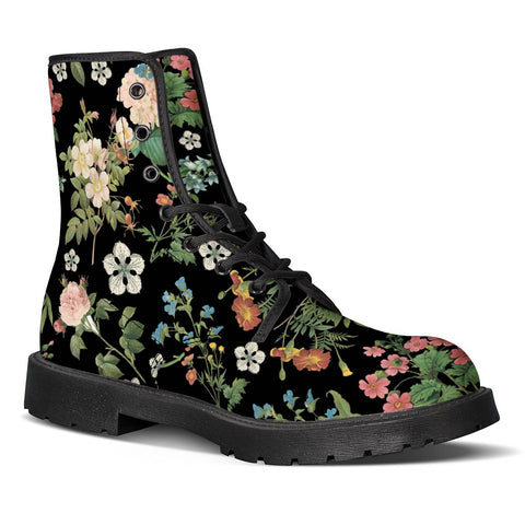 Image of Garden Flowers Leather Boots