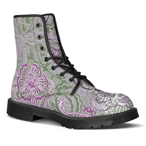 Image of Indian Flowers Leather Boots