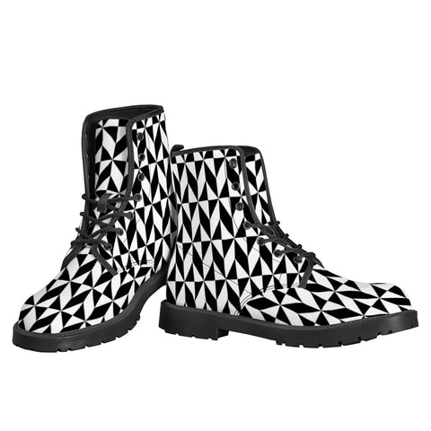 Image of Monochrome Madness Leather Boots