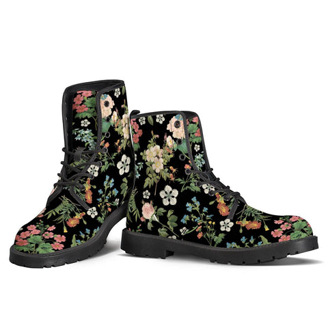 Image of Garden Flowers Leather Boots