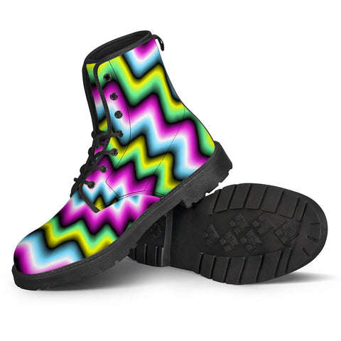 Image of Psychedelic Daze Leather Boots