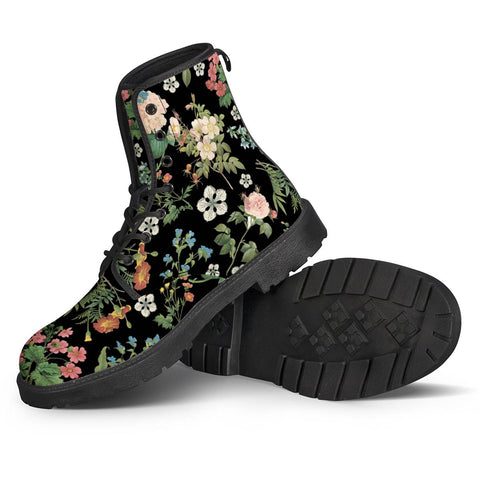 Image of Garden Flowers Leather Boots