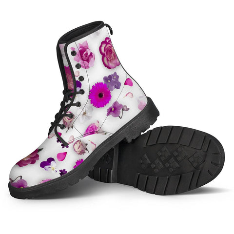 Image of Flower Potpourri Leather Boots