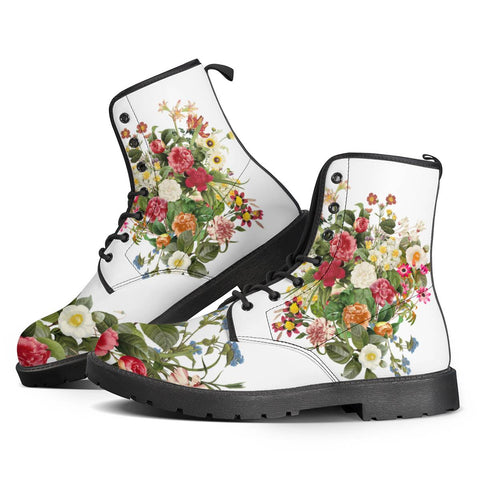 Image of Vintage Flowers Leather Boots