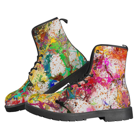 Image of Funny Blots Leather Boots