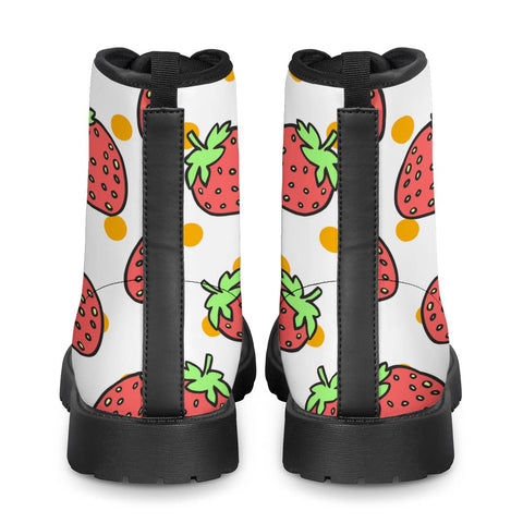 Image of Strawberry Leather Boots