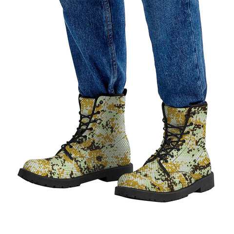 Image of Pixel Camo - Desert Leather Boots