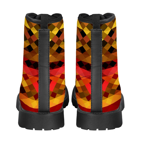 Image of Mosaic Fire Leather Boots