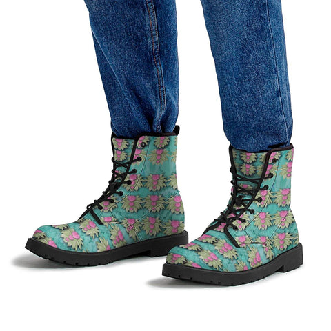 Image of Lotus Bloom In The Sacred Soft Warm Sea Leather Boots