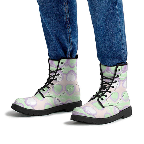 Image of Pastel Love Leather Boots