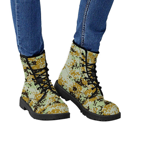Image of Pixel Camo - Desert Leather Boots