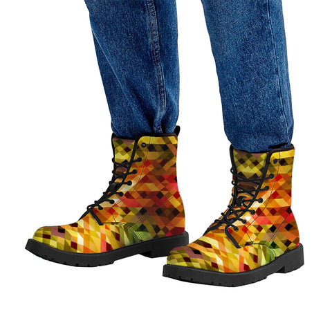 Image of Mosaic Fire Leather Boots