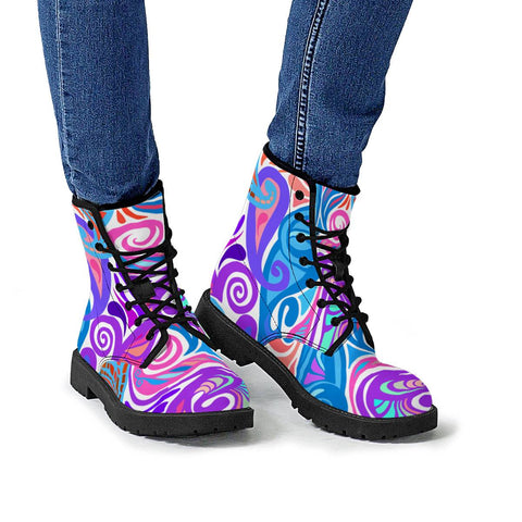 Image of Paisley Leather Boots