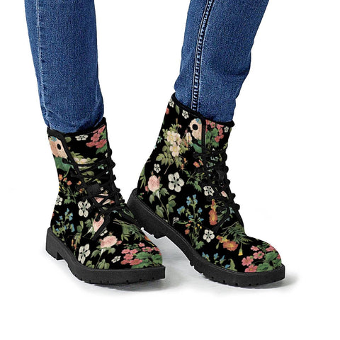 Image of Garden Flowers Leather Boots