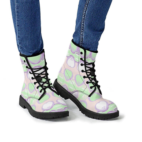 Image of Pastel Love Leather Boots