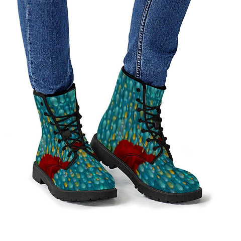 Image of Starfall And Rain Over Rose Island Leather Boots