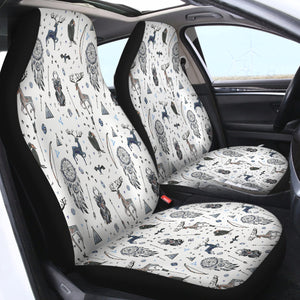 Deer Dream Catcher SWQT2172 Car Seat Covers