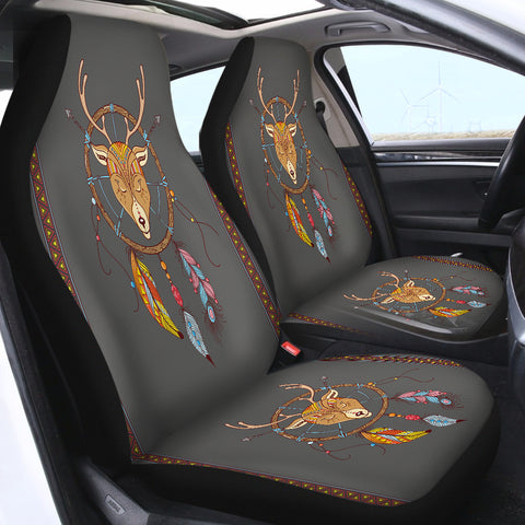 Image of Deer Dream Catcher SWQT2374 Car Seat Covers