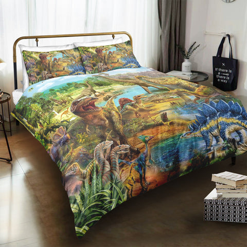 Image of World Of Dinosaur Bedding Set - Beddingify