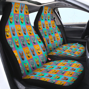 Dog Face SWQT2499 Car Seat Covers